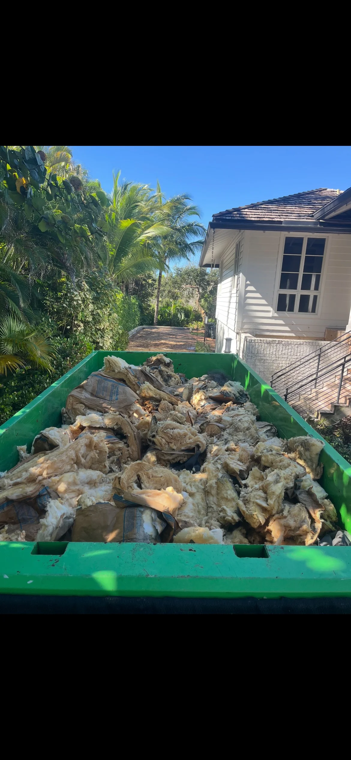 Dumpster rental insulation debris removal Stuart FL